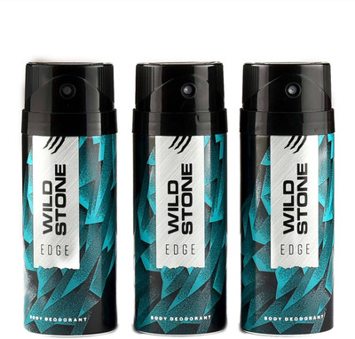

Wild Stone Edge Deodorant Spray - For Men(450 ml, Pack of 3)
