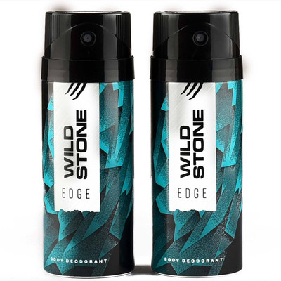 

Wild Stone Edge Deodorant Spray - For Men(300 ml, Pack of 2)