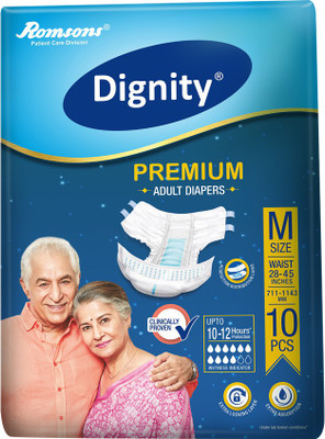 

Dignity Premium Adult Diapers - M(10 Pieces)