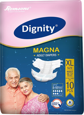 

Dignity Magna Adult Diapers - XL(10 Pieces)