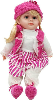 

kajal toys Princess Realistic Cute Baby Doll (Pink, White)(Multicolor)