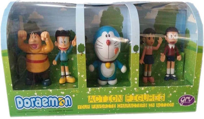

Grv Kreations Doremon Family 5 in 1 Figures Pack(Green)