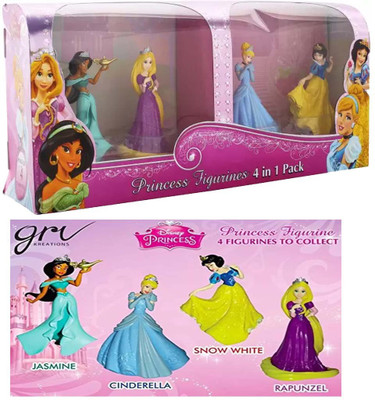 

Grv Kreations Princess 4 in 1 Doll Figures Pack(Yellow)