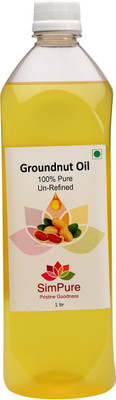 

SimPure 100% Pure Groundnut Oil Plastic Bottle(1 L)