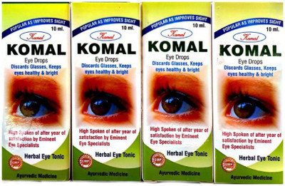 

KOMAL PHARMACEUTICALS (PACK OF 4) Eye Drops(10 ml)