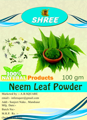 

Shree NEEM LEAVES(Azadirachta indica) POWDER_100 g(100 g)