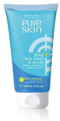 

Oriflame PURE SKIN 2 IN 1 FACE WASH & SCRUB Face Wash(150 g)