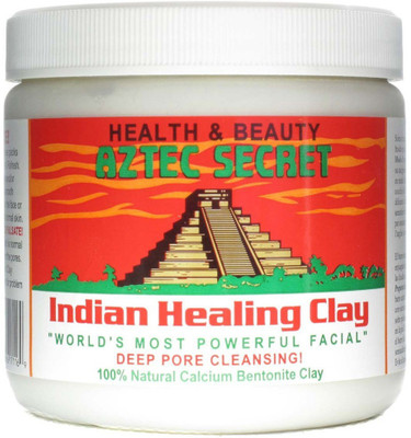

Aztec Secret 100% pure Indian Healing Clay Facial Deep Pore Cleansing Bentonite Mask, 454g Face Wash(494 g)