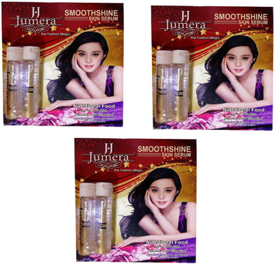 

j.j jumera MIRACLE SUPER SMOOTH SHINE SKIN SERUM FOR WOMEN 10+10ml PACK OF 3(60 ml)