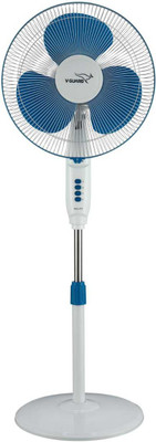 

V-Guard NOTUS Sts 400mm 3 Blade Pedestal Fan(Blue, Pack of 1)