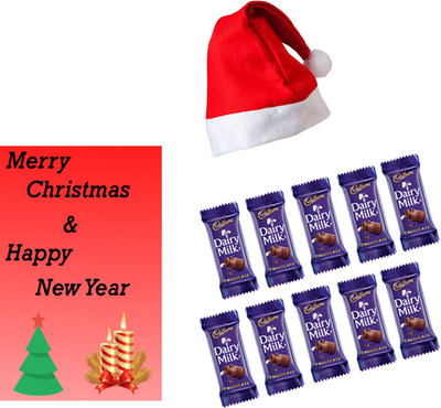 

Siddhi Sales CADBURY CHOCOLATE SET FOR ALL OCCASION, CHRISTMAS CHCOLATE PACK Combo(10)