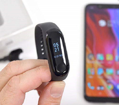 

Trunkin M3 Smart Activity Tracker with heart rate monitor Waterproof Fitness Band(Black, Pack of 1)