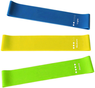 

Faiydashop Exercise Loop Band Resistance Band(Multicolor, Pack of 3)