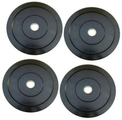 

StepInnStore ''BEST QUALITY''PVC PLATES 1*KG EACH (PACK OF 4* PLATES) UNBREAKABLE Black Weight Plate(4 kg)