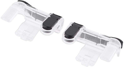 

eDUST PUBG Trigger K01 : Sensitive Shoot/Aim Buttons R1 L1 Trigger (Trtansparent For Android, iOS) Gaming Accessory Kit(Transparent, For Android)