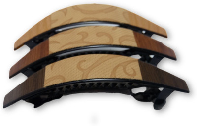 

Nice Claw Hair Clip Clutcher - (Brown) for Girls & Women, Set of 3 Hair Claw(Brown)