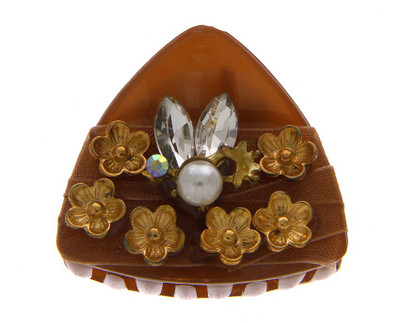

Anuradha Art Jewellery Butterfly Clip Hair Claw(Brown)