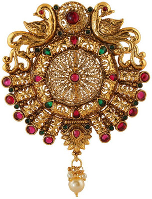 

Anuradha Art Jewellery HB-285 Hair Pin(Red, Green)