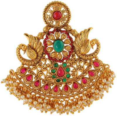 

Anuradha Art Jewellery HB-284 Hair Pin(Red, Green)