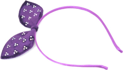 

SKD Bunny Ear Hairband for Kids Hair Accessories Hairband/Headband for Girls Design 003 Head Band(Purple)