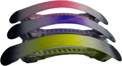 

Nice Claw Hair Clip Clutcher - (Multicolor) for Girls & Women, Set of 3 Hair Claw(Multicolor)