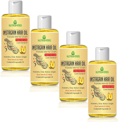 

Nutriherbs Instagain Hair Oil For Men & Women Hair Oil(400 ml)