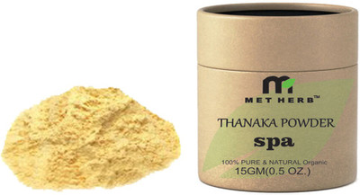 

metherb Pure Thanaka Tanaka Powder AntiAging Acne Whitening Skin Face Mask 0.5 fl.oz Cream(15 g)