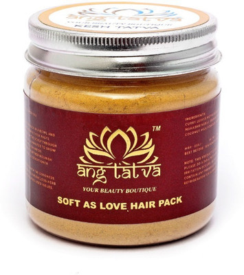 

ANG-TATVA Soft As Love Hair Pack for hair - 100% Pure & Natural organic hair pack - Improves Overall Hair Health - For All Hair Type - 75g(75 g)