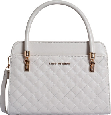 87% OFF on LINO PERROS Women White Shoulder Bag on Flipkart