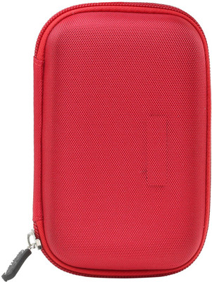 

TEQGO External Hard Drive Cover Hard Disk Cover HDD case HDD Casing Carry Bag Pouch 2.5 Case / Pouch 2.5 ZIP CASE / POUCH(For All 2.5 Inch External Hard drives, Red)