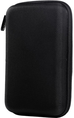 

99 Gems EXTERNAL HARD DRIVE COVER / PASSPORT BAG / HDD Casing Carry Bag Pouch 2.5 Case / Pouch 2.5 inch ZIP CASE / POUCH(For External Hard drives, Black)