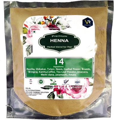 

VR INTERNATIONAL Blend of Henna and other 14 Herbs(150gm)(150 g)