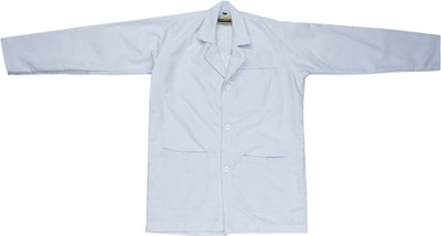 

Balaji Apron full sleves Shirt Hospital Scrub(white M)