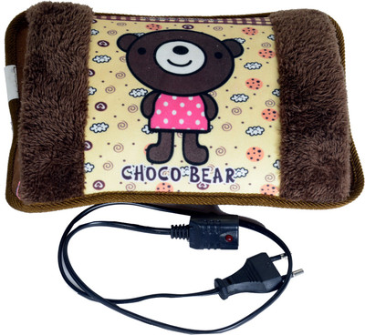 

LONGLIFE Electric Gel Warm Bag (Velvet)MultiColor Electrical 900 ml Hot Water Bag(Brown)