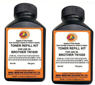 

MOREL TONER POWDER BOTTLE Single Color Ink Toner Powder(Black)