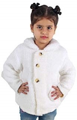 

Kidsdew Full Sleeve Self Design Baby Girls Jacket, Marshmallow