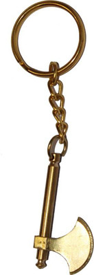 ShopTop Golden Metal Axe shape Keyring Key Chain