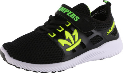 

GD Boys & Girls Velcro Sneakers(Black, Black green