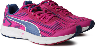 

Puma Boys & Girls Lace Running Shoes(Purple, Blue