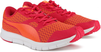 

Puma Boys & Girls Lace Running Shoes(Orange, Black