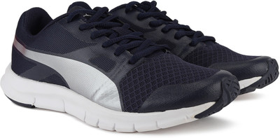 

Puma Boys & Girls Lace Running Shoes(Dark Blue, Peacoat grey