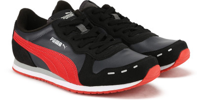 

Puma Boys & Girls Lace Running Shoes(Black, Dark shadow