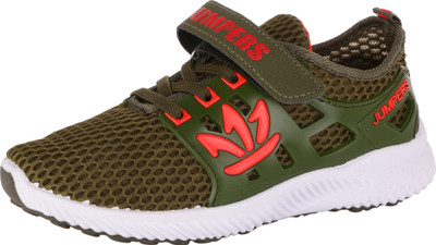 

GD Boys & Girls Velcro Sneakers(Red, Olive red