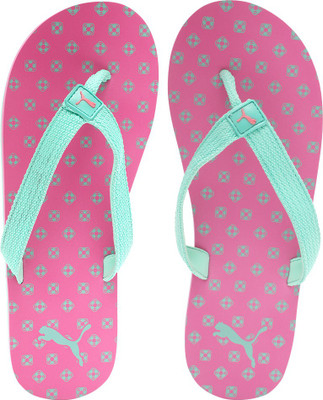

Puma Girls Slip On Slipper Flip Flop(Pink, Carmine rose-biscay green