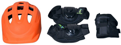 

Jaspo New Skating Knee Elbow Wrist Head Guard Protective Set For Kids 5 To 10 Years Skating Kit