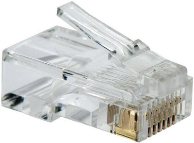 

TECH-X RJ45_PLUG_PACK-OF-50_TRANSPERENT Lan Adapter(100 Mbps)