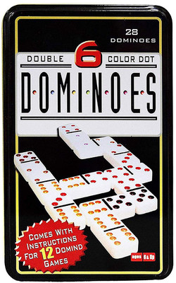 

Webby Dominoes Set with Metal 28 Pieces(Multicolor)