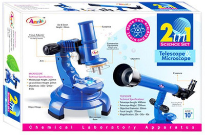 

Amazia 2 in 1 Science Set - Telescope & Microscope for kids(Multicolor)