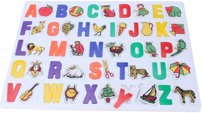 

Nabhya Unique Alphabets And Picture ABC Toy Tray - 52 Pieces(Multicolor)