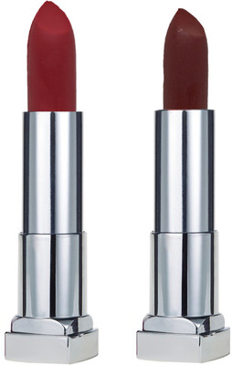 

KRAYONS SHEER MATTE LIPSTICK HOT AND BOLD SOFT CREAMY MATTE LIPSTICK (SET OF 2)(SALSA RED, SCARLET RED)